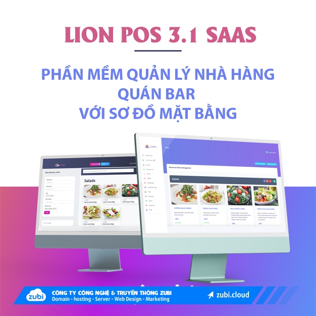 Lion Pos 3.1 Saas - Phần Mềm Quản Lý Nhà Hàng, Quán Bar Với Sơ đồ Mặt Bằng